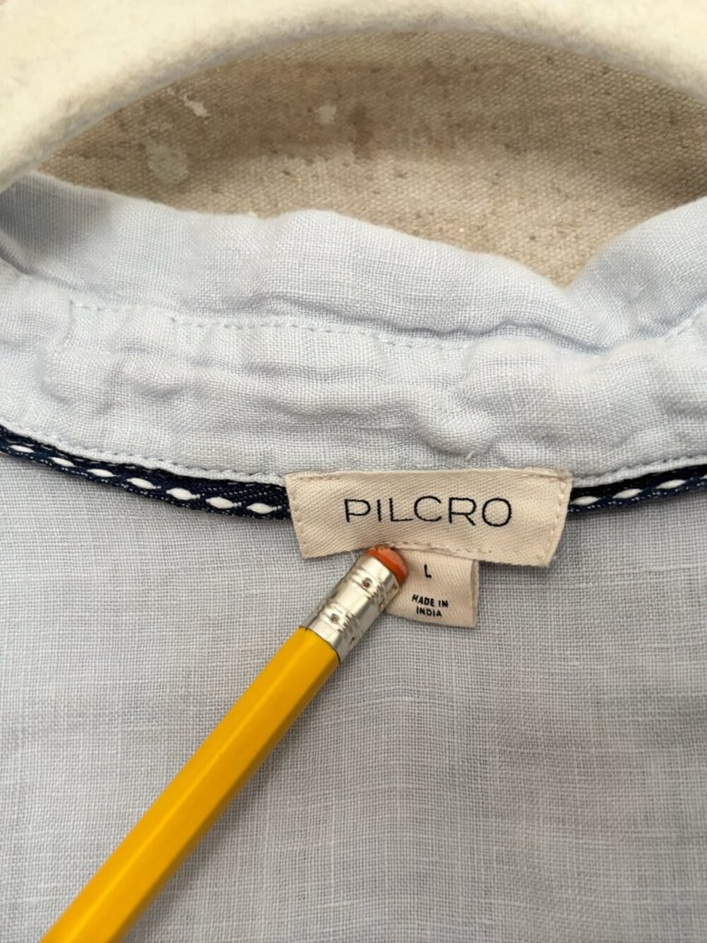 Anthropologie Pilcro the Aly Linen Puff-Sleeve Blouse - Picture 4 of 6